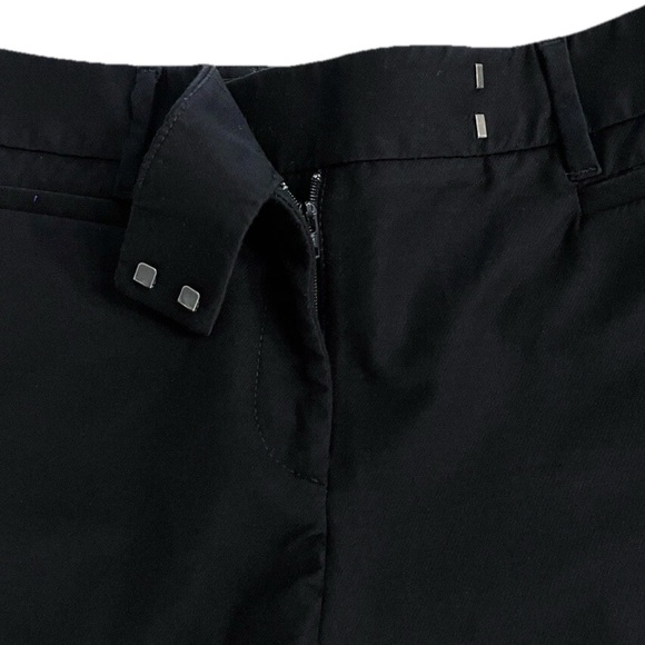 White House Black Market The Slim Crop Pants Black Size 2 Stretch Workwear - Picture 8 of 13